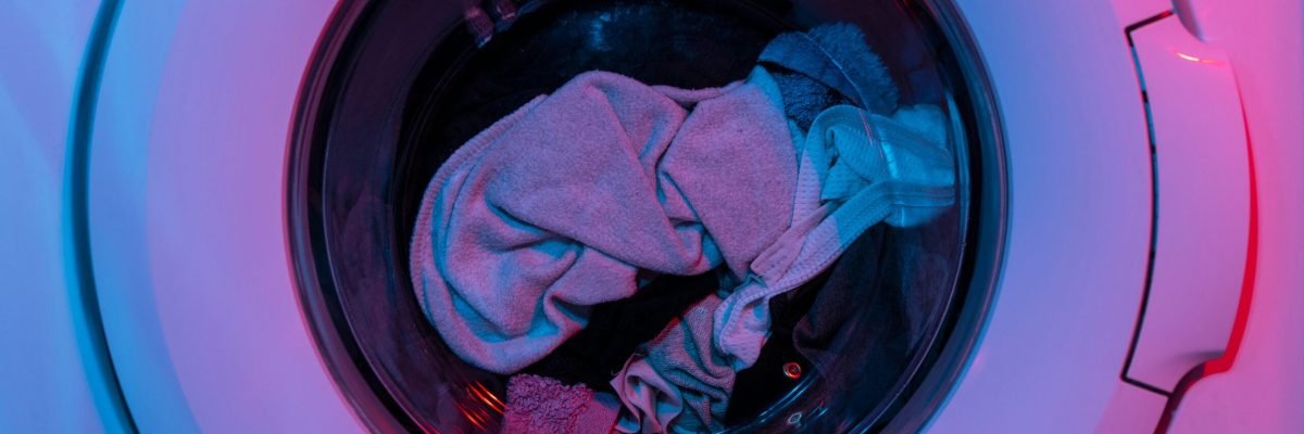 pink and green plastic container